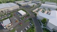 Artist's impression of Airfield Business Park.