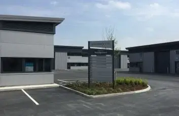 Completed industrial and office units at Centenary Park Hereford.