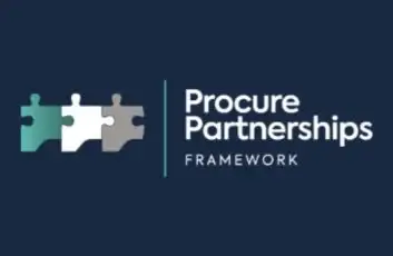 Procure Partnerships Framework logo representing a national construction procurement framework.