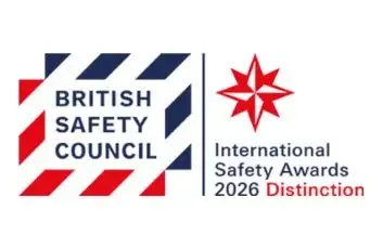 British Safety Council logo representing excellence in health, safety and wellbeing.